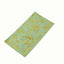 50-Pack Paper Dinner Napkins Sage Green with Gold Magnolia Flowers Print 2-Ply - Disposable Soft Napkins for Parties