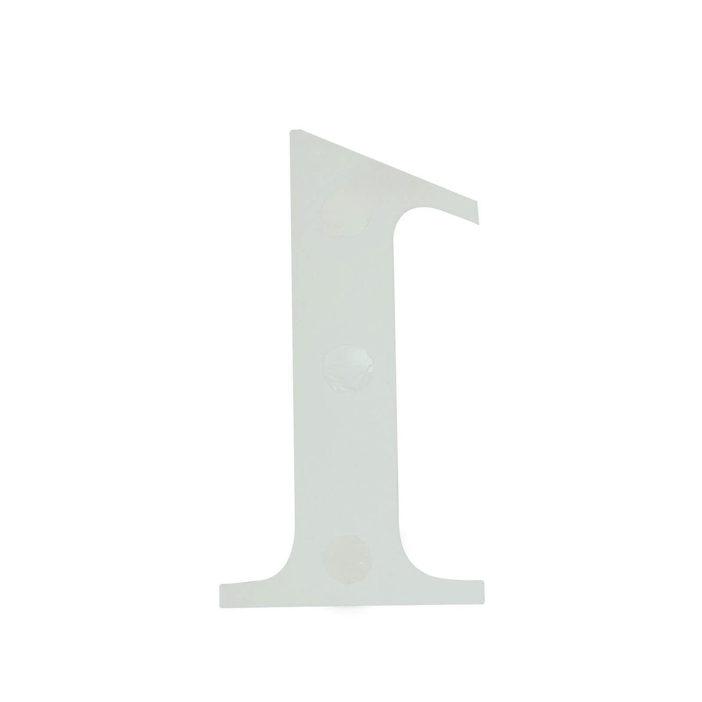 4-Pack Stickers Banner Custom 0-9 Number "3" Design Gold - Milestone Age and Date Stick-On Numbers 5"