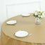 5-Pack Plastic Table Covers Gold Round - Durable PVC Disposable Tablecloths for Events 84"