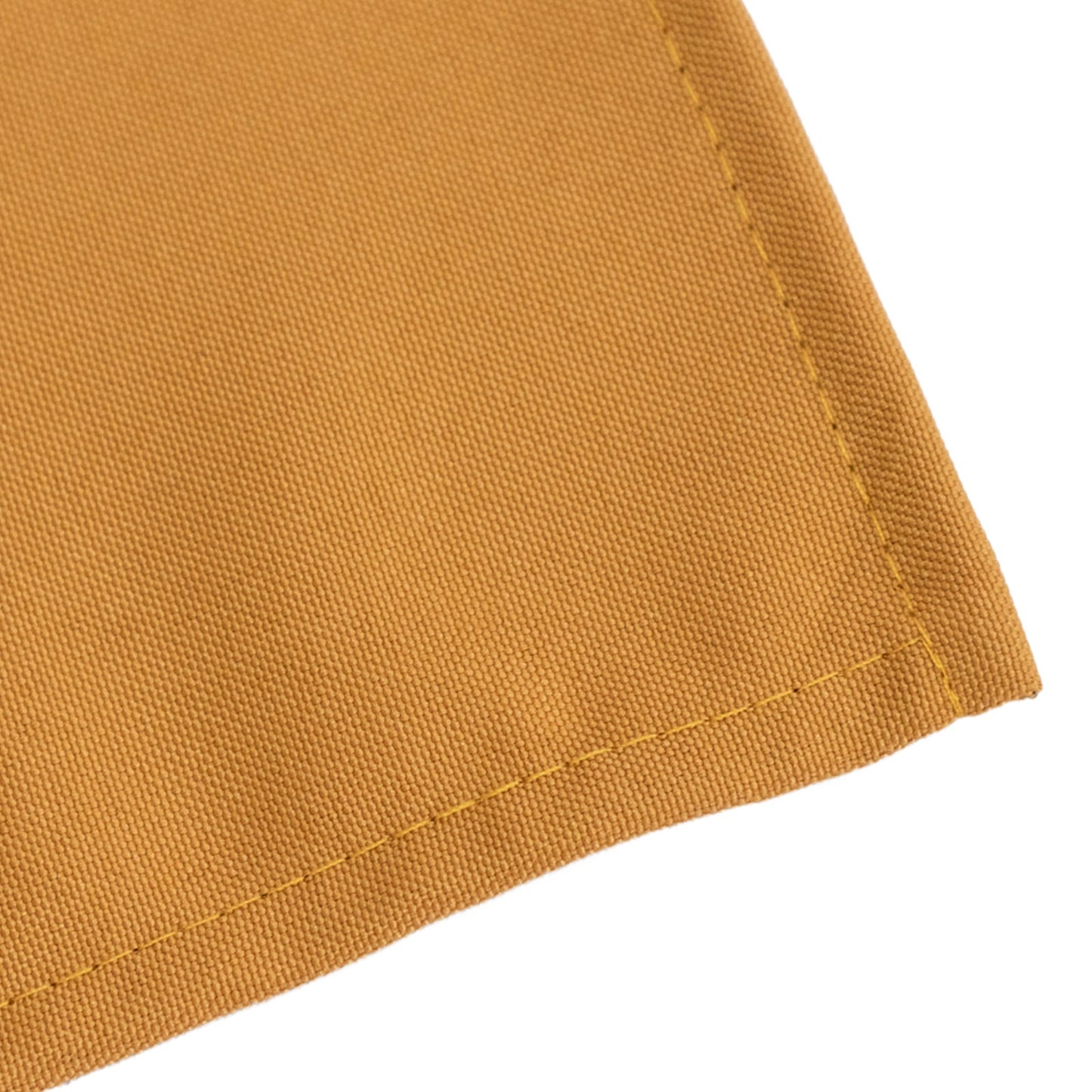 Premium Polyester 54"x54" Table Overlay Square Tablecloth Gold - Stain and Wrinkle-Resistant 220GSM Finish for Weddings & Events