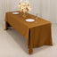 Lamour Satin 60"x126" Rectangle Tablecloth Gold - Soft & Silk-Like Table Cover for Upscale Dining