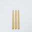 3-Pack LED Decorative Lighting Warm Flickering Gold - Flameless Taper Candles 11"