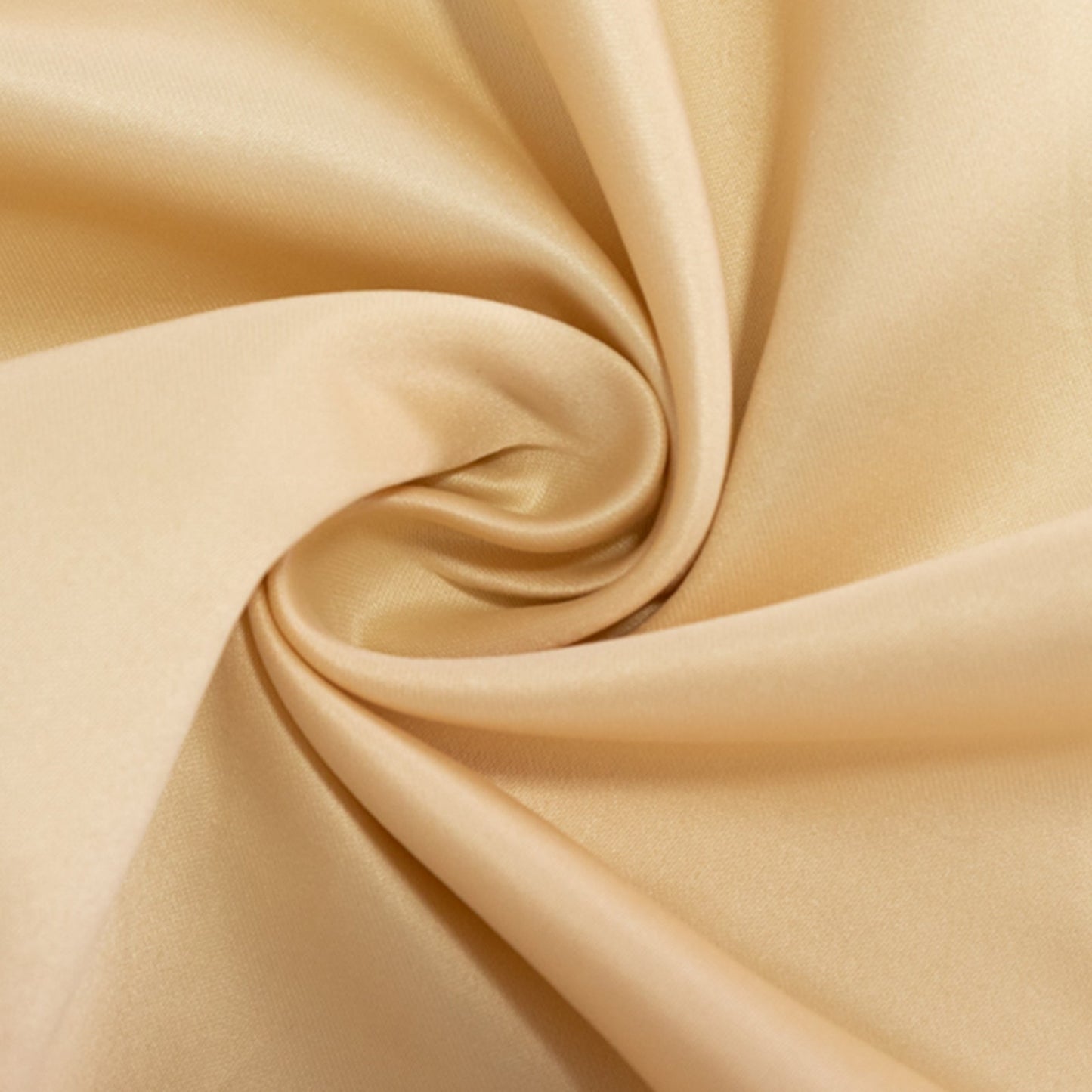 Lamour Satin 90"x156" Rectangle Tablecloth Beige - Luxurious, Soft Seamless Table Cover