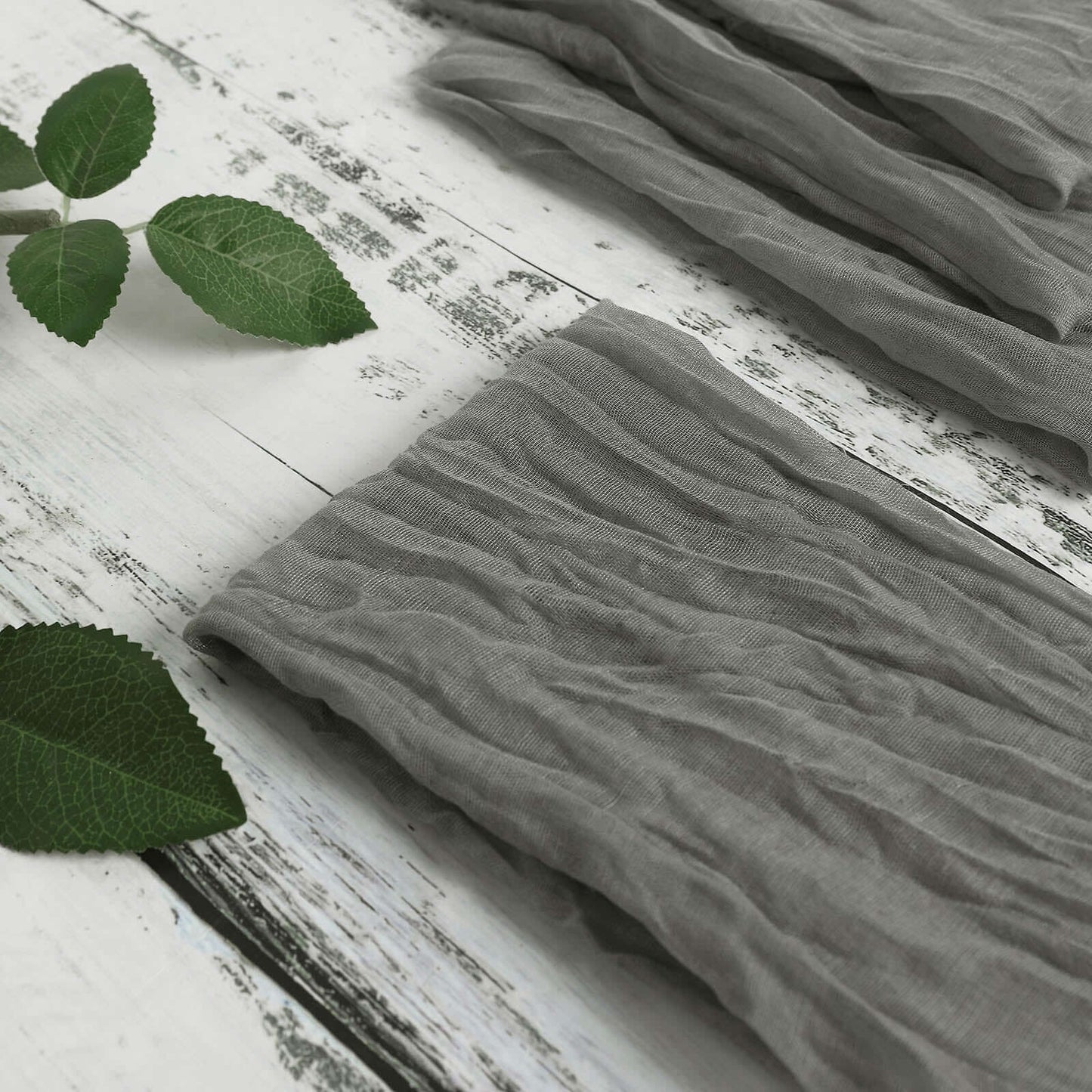 5 Pack Gauze Cheesecloth 24"x19" Napkins Gray Reusable Dinner Napkins