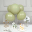 25 Pack 12" Matte Pastel Olive Green Helium Air Latex Party Balloons