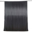 8ftx10ft Black Satin Event Curtain Drapes, Backdrop Event Panel