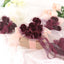 4 Pack 24 Pcs Burgundy Scented Rose Soap Heart Shaped Party Favors With Gift Boxes And Ribbon