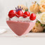 24-Pack Plastic Dessert Parfait Cups Heart-Shaped Clear with Spoons - Reusable and Disposable 2oz