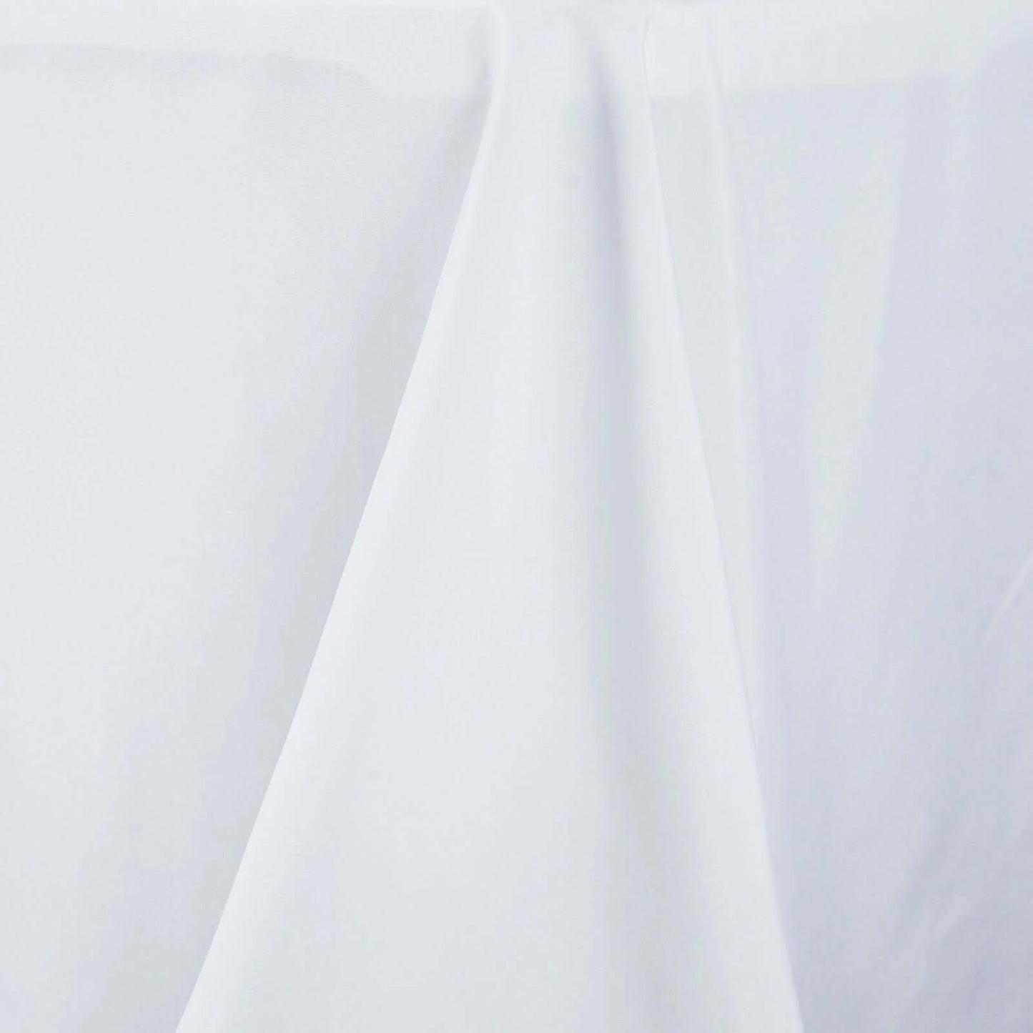 Fire Retardant Premium Polyester 60"x126" Rectangular Tablecloth White - Stylish High-Performance Table Cover for Large Gatherings