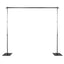 10ft DIY Adjustable Triple Crossbar Kit and Mounting Brackets For Backdrop Stands
