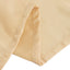 Lamour Satin 120" Round Tablecloth Beige - Seamless Table Cover with Soft Tempered Sheen