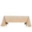 Premium Polyester 60"x126" Rectangle Tablecloth Beige - Stain-Resistant 220GSM Finish Table Cover