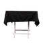 Scuba Square 54"x54" Tablecloth Black - Wrinkle Free & Stain Resistant Table Cover