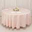 Lamour Satin 108" Round Tablecloth Blush - Durable & Silk-Like Table Cover