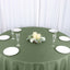 Polyester 132" Round Tablecloth Olive Green - Seamless Chic Table Cover