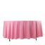 Scuba Round 108" Tablecloth Pink - Wrinkle Free & Stain Resistant Table Cover