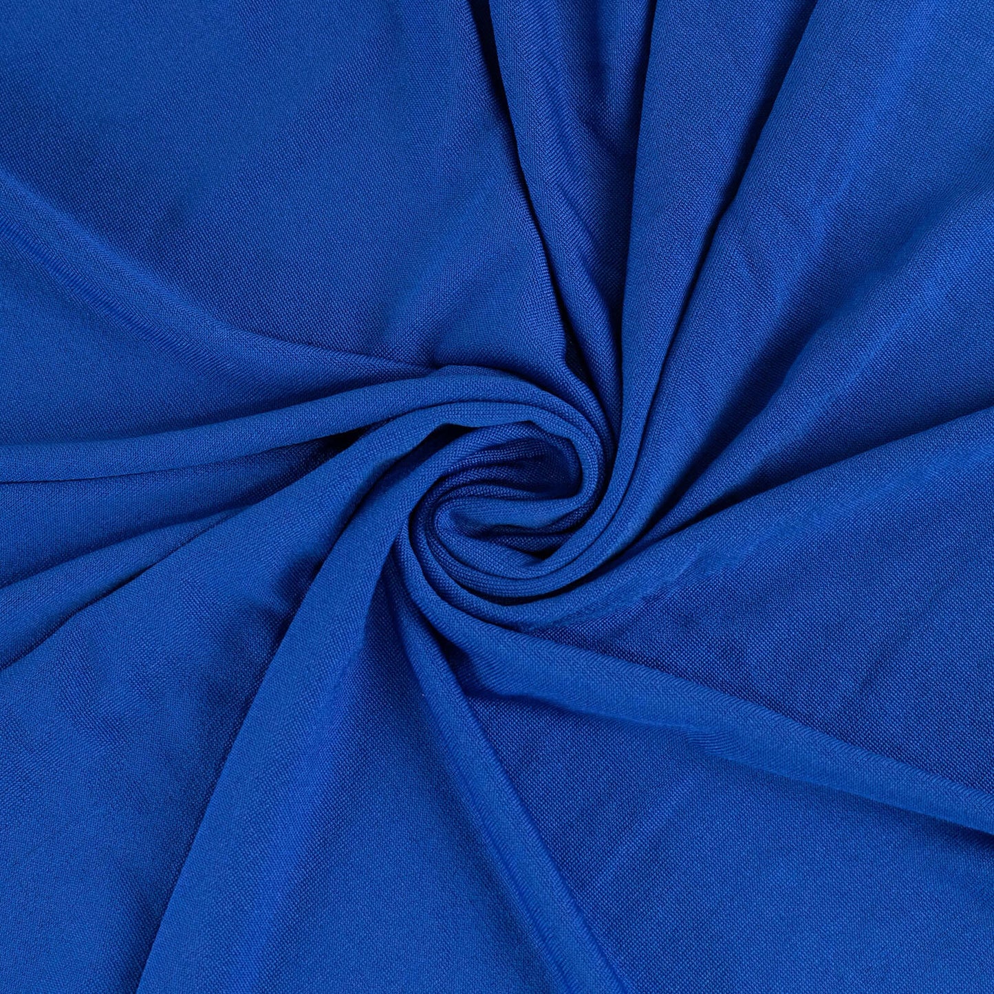 Stretch Spandex 5ft Round Tablecloth Royal Blue - Durable Form-Fitting Table Cover