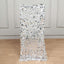 Sequin Chair Slipcover Big Payette Design for Chiavari Chairs Silver - Glittering Chair Back Cover