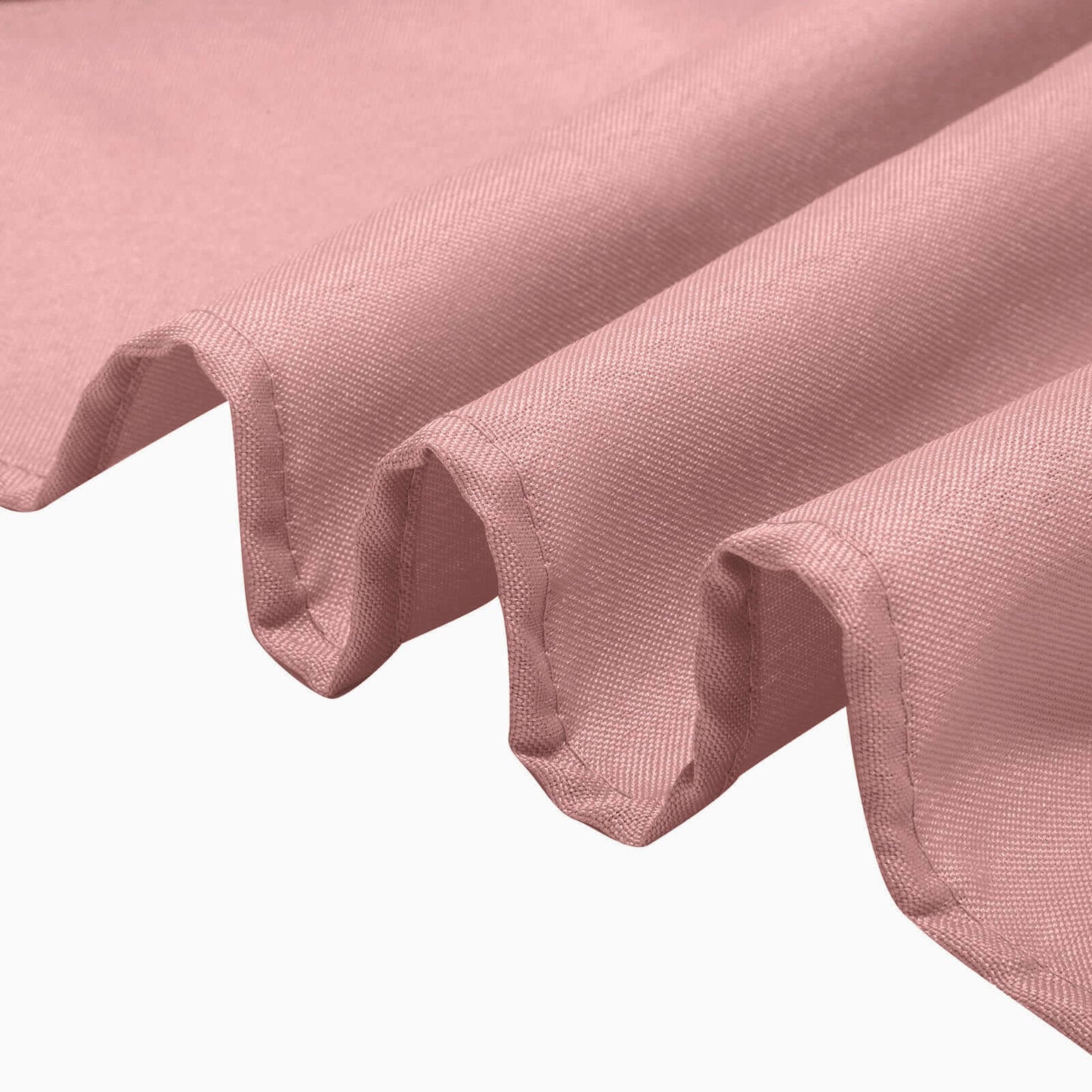 Polyester 70"x70" Table Overlay Square Tablecloth Dusty Rose - Wrinkle-Resistant & Durable Table Cover