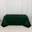 Scuba Rectangular 90"x132" Tablecloth Hunter Emerald Green - Wrinkle Free, Stain Resistant & Seamless Table Cover
