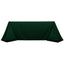 Scuba Rectangular 90"x132" Tablecloth Hunter Emerald Green - Wrinkle Free, Stain Resistant & Seamless Table Cover