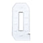 Giant LED Marquee Light Up Letter "Q", White 4ft Pre-Cut Foam Board with 10 Warm White Battery Operated LEDs, Glue Gun and Sticks