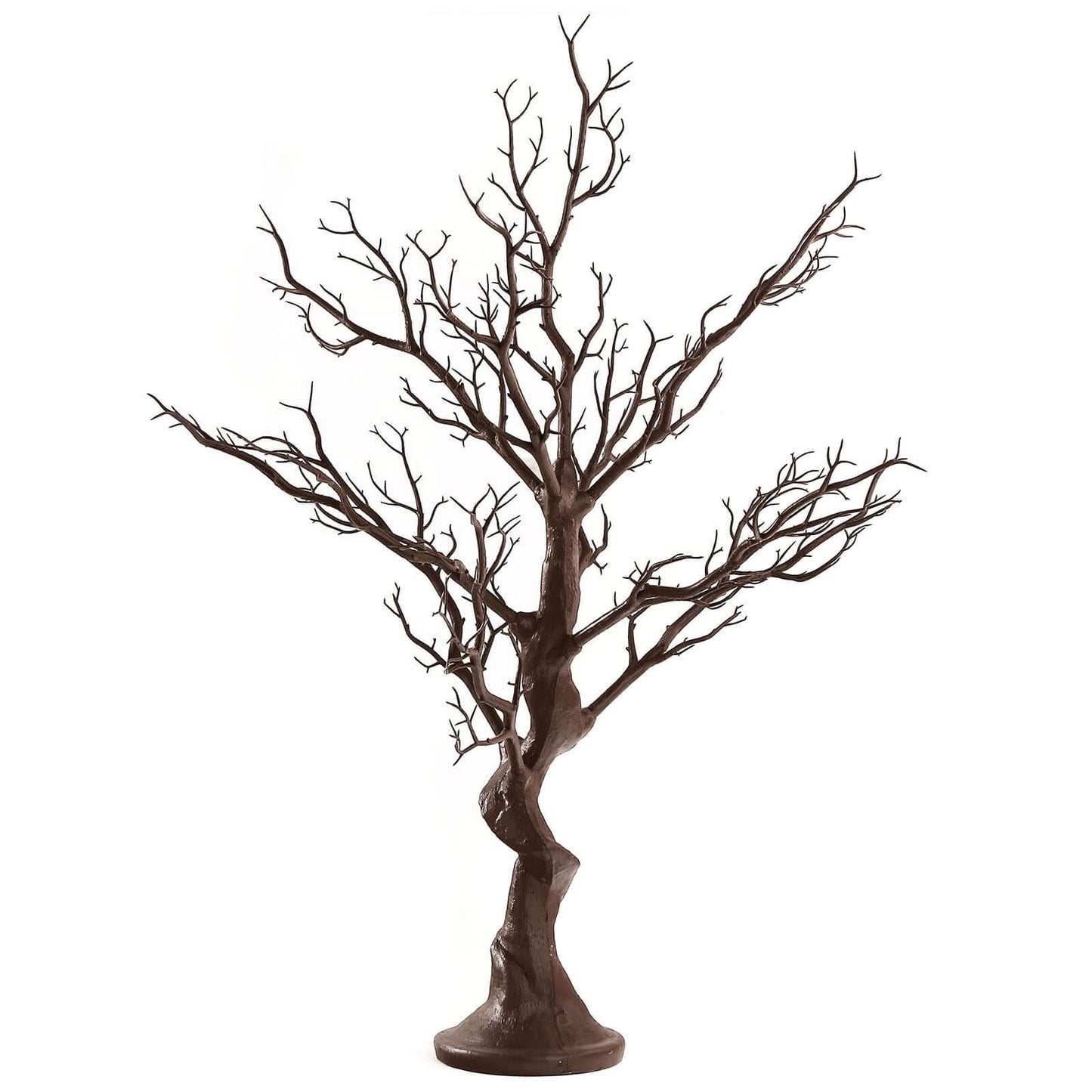 Manzanita Tree Centerpiece Natural with 8 Acrylic Bead Chains - Easy Assembly Decorative Artificial Tree for Modern Weddings Parties & Event Displays 34"