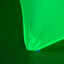 Glow Neon Green Fitted Spandex Cocktail Tablecloth â€“ 30" Round, Wrinkle-Free Cover