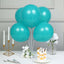 25 Pack 12" Matte Pastel Peacock Teal Helium Air Latex Party Balloons