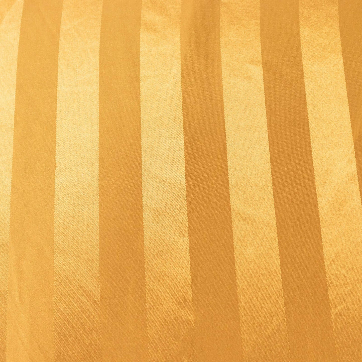 Satin Striped 90"x132" Rectangular Tablecloth Gold - Seamless Silky Smooth Table Cover