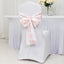 Polyester Chair Sashes White/Pink French Toile Floral Design - Wrinkle-Resistant & Durable Chair Bows 6"x108"