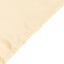 Lamour Satin 60"x102" Rectangle Tablecloth Beige - Durable & Silky Soft Feel Table Cover