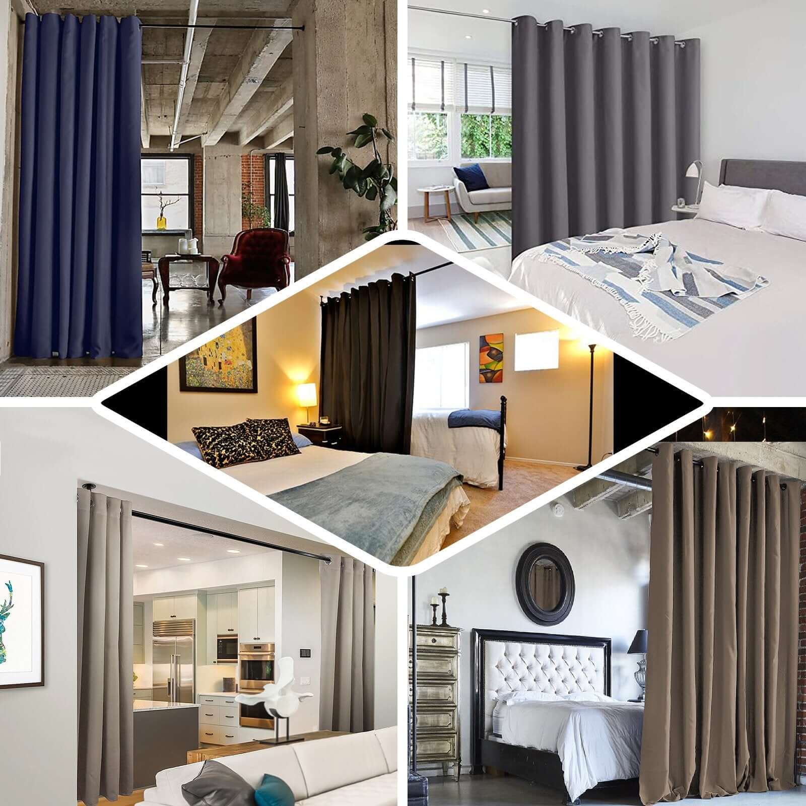 Ivory Chiffon Polyester Event Curtain Drapes, Dual Layer Divider Backdrop Event Panels with Rod Pockets - 20ftx10ft - Linen Luxes