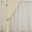 Ivory Crushed Velvet Backdrop Curtain â€“ 8ft x 8ft Event Drape with Rod Pocket, Privacy Panel for Photo Booths & Events - Linen Luxes