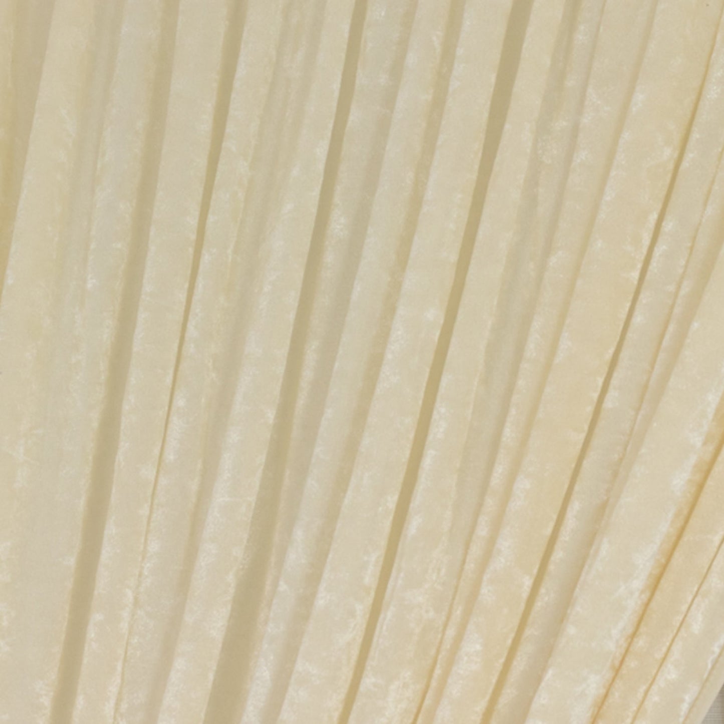 Ivory Crushed Velvet Backdrop Curtain â€“ 8ft x 8ft Event Drape with Rod Pocket, Privacy Panel for Photo Booths & Events - Linen Luxes