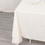 Scuba 70"x70" Table Overlay Square Tablecloth Ivory - Wrinkle Free & Stain Resistant Table Cover