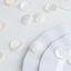 400-Pack Rose Petals Life-Like Flower Confetti Shiny Ivory Silk Round - Perfect for Event Tables 2"