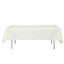 Premium Polyester 54"x96" Rectangle Tablecloth Ivory - Durable 220GSM Stain-Resistant Fabric Table Cover