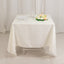Cotton Blend 70"x70" Square Tablecloth Ivory - Wrinkle-Resistant Fabric Table Cover