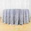 Lace 120" Round Tablecloth Ivory - Seamless Premium Design for Upscale Celebrations - Linen Luxes
