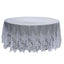 Lace 120" Round Tablecloth White - Seamless Premium Design for Upscale Celebrations - Linen Luxes