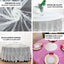Lace 120" Round Tablecloth White - Seamless Premium Design for Upscale Celebrations - Linen Luxes