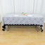 Lace 60"x108" Rectangular Oblong Tablecloth White - Premium Finish for Versatile Table Settings - Linen Luxes