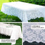 Lace 60"x108" Rectangular Oblong Tablecloth White - Premium Finish for Versatile Table Settings - Linen Luxes