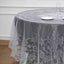 Lace 90" Round Tablecloth White - Premium Design for Versatile Table Decor - Linen Luxes