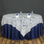 Lace 90"x90" Table Overlay Square Tablecloth Ivory - Classic Table Cover - Linen Luxes