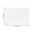 100 Pcs Paper 14"x10" Rectangle Placemats in White - Food Grade Lace Paper Doilies for Dessert Display & Table Decor