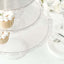 Set of 3 Plastic Round Pedestal Cake Stands Clear for Tea Parties Dessert Buffets & Banquets 9", 11", 15"