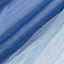 14ft Sheer Pleated Ruffle Skirting Chiffon Table Skirt - Navy Blue and Dusty Blue, Shimmer Sheer, Wrinkle-Free Fabric