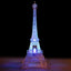LED Centerpiece Eiffel Tower Design Color Changing - Light Up Night Party Decor 10" - Linen Luxes